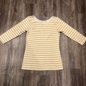Matilda Jane Yellow Striped Top